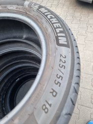 Комплект шин 225 55 R18 Michelin Primacy 4 s1 20-21г. Остаток 95% 6мм