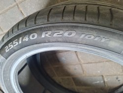 Комплект шин 255 40 r20 Pirelli pzero pz4 (AO) pncs 20г 90%остаток 5.8мм