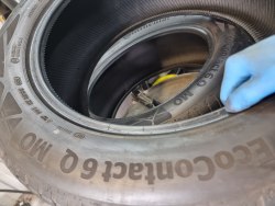 Пара шин 255 50 r19 Continental ECOcontact 6Q MO 24-25g.99%остаток 6.7мм