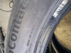 Пара шин 255 50 r19 Continental ECOcontact 6Q MO 24-25g.99%остаток 6.7мм