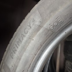 Пара шин 235 55 r19 Michelin Primacy 4 GOE, SUV 105W 48н20g остаток 5.4мм