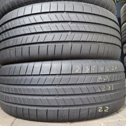 Комплект шин 235 45 r21 Bridgestone Turanza eco enliten AO 20-22г зад 255 40 R21 остаток 6.3мм