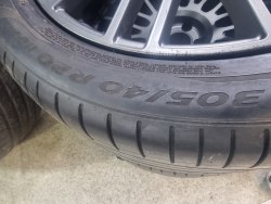 Пара шин 305 40 r20 Pirelli PZero☆rsc run flat, 2918.5.4мм 90%остаток