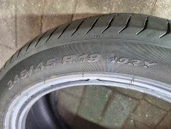 Комплект шин 245 45 R19 Pirelli Pzero ☆ мягкая, 20г.4-4.4mm 75%остаток