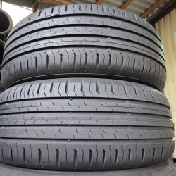 Комплект шин 215 55 R17 Continental ContiEcoContact 5 18г. Остаток 6.4-6.8мм 90%
