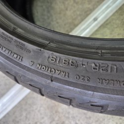 Пара шин 225 40 R19 Bridgestone Turanza T005 19-21г остаток 6.6-7.4мм