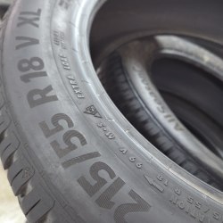 Пара шин 215 55 r18 Continental All Season Contact 20г. Остаток 7.8 мм 90%
