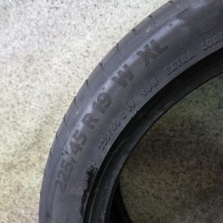 Пара шин 225 45 R19 Continental PremiumContact 6 21г. Остаток 6.4мм
