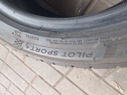 Пара шин 225 45 r17 Michelin Pilot sport 4 5mm 22/23г. 90%остаток