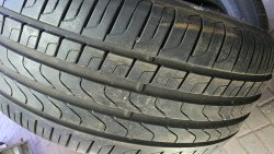 Комплект шин 235 40 R19 Pirelli Cinturato P7 24g. Остаток 5.8- 6.5мм Минск