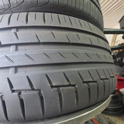 Комплект шин 225 45 R19 Continental PremiumContact 6 пара RSC 18г. Пара мягкая 21г. Остаток 6.2мм