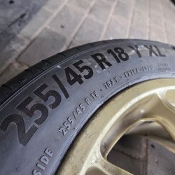 255 45 R18 Continental PremiumContact 6 19г. Остаток 6мм