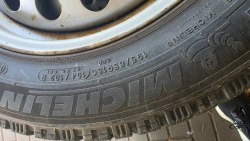 Пара шин 195 65 r16c Michelin Agilis alpin 8mm 95%остаток 22г.