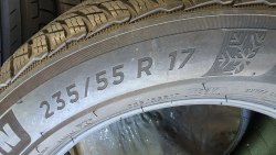 Комплект шин 235 55 r17 Michelin Pilot alpin 5 (103v) 20g. 6-6.5mm