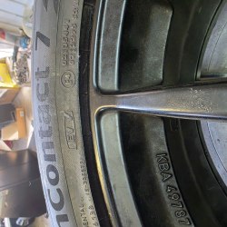 245 45 r18 Continental Premium Contact 7 ev 16.23 96Y. 95%остаток. Корд. Латочка. Грыжи нет