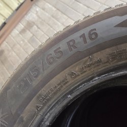 Комплект шин 215 65 r16 Michelin Alpin 5 б/г остаток 7.3-7.5мм 98% 98H