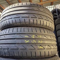Пара шин 255 40 r18 Bridgestone Potenza s001 ☆ rsc 95Y остаток 6мм 90% есть перед 225 45 r18