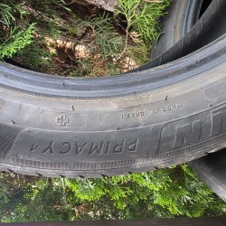 Комплект шин 205 55 r19 Michelin Primacy 4+ 3mm 50%остаток