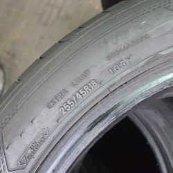 Пара шин 255 45 r18 Goodyear Eagle F1 Asymmetric 5 22г. Остаток 6.1мм
