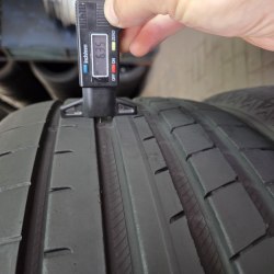 Пара шин 255 45 r18 Goodyear Eagle F1 Asymmetric 5 22г. Остаток 6.1мм