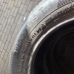 Комплект шин 195 65 r15 Continental ContiWinterContact TS850 остаток 6.5-5.3мм