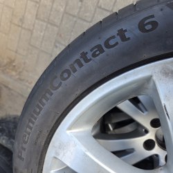 Комплект шин 225 45 r17 Continental PremiumContact 6 б/г Остаток 95% 7мм