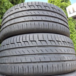 Комплект шин 225 45 r17 Continental PremiumContact 6 б/г Остаток 95% 7мм