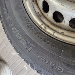 Пара шин 235 65 R16C Hankook Winter icept LV 19г остаток 7.8мм