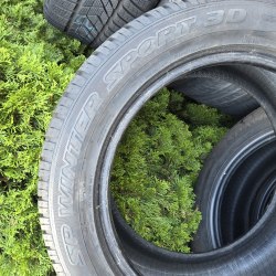 Комплект шин 235 55 R18 Dunlop Sp Winter Sport 3D AO 21г. остаток 95% 7.9- 7.6мм