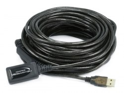 USB удлинитель 10 метров активный, кабель USB 2.0 10M