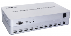 Контроллер видеостены - HDVW9L (3x3, 2x3, 3x2, 4x1, 4x2, 1x2, 1x3, 1x4, 2x4, 2x2)