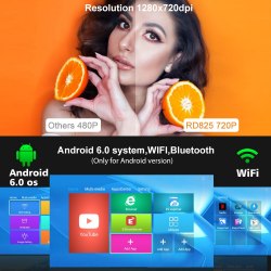Проектор Rigal RD-825 Android 6.0 WiFi