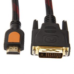 HDMI - DVI 3 метра - Кабель, провод, шнур HDMI-DVI-D 3М
