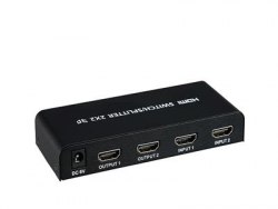 HDMI 2х2 switcher/splitter (сплиттер, переключатель, свитчер)