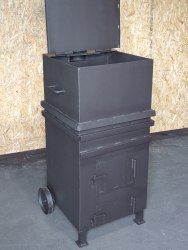 Печь - контейнер для сжигания мусора "Уголёк" 370 (Pionehr)
