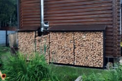 Дровница уличная разборная КУБ-2М (Pionehr)