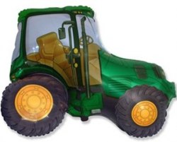 Шар Трактор Зеленый