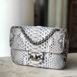 Сумка crossbody из натуральной кожи питона MINI без покраски