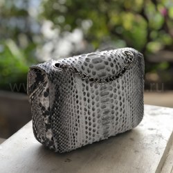 Сумка crossbody из натуральной кожи питона MINI без покраски