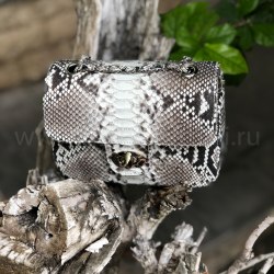 Сумка crossbody из натуральной кожи питона MINI без покраски