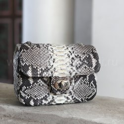 Сумка crossbody из натуральной кожи питона MINI без покраски