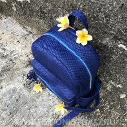 VANESSA рюкзак из натуральной кожи питона синий