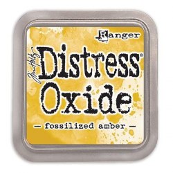 Чернила Distress Oxides Ink Pad, цвет Fossilized Amber, Ranger