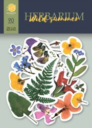 Набор высечек для скрапбукинга 90 шт, Scrapmir Herbarium Wild Summer