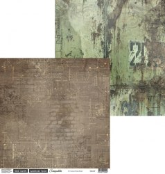 Лист 7 коллекция мужская “Фоновая. Текстуры” 30.5х30.5 см, двусторонняя Scrapodelie