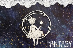 Чипборд Fantasy "Принцесса в рамке" размер 7,6*9,3 см Fantasy