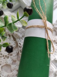 Кожзам Vivella, цвет "Лесная зелень", Италия, матовый