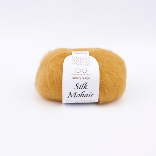 Пряжа Инфинити Силк Мохер (Infinity Silk Mohair) 2015 кукурузно-жёлтый