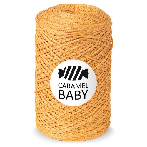 Полиэфирный шнур Caramel Baby цвет Цедра 500 м.