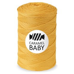 Полиэфирный шнур Caramel Baby цвет Горчица 500 м.